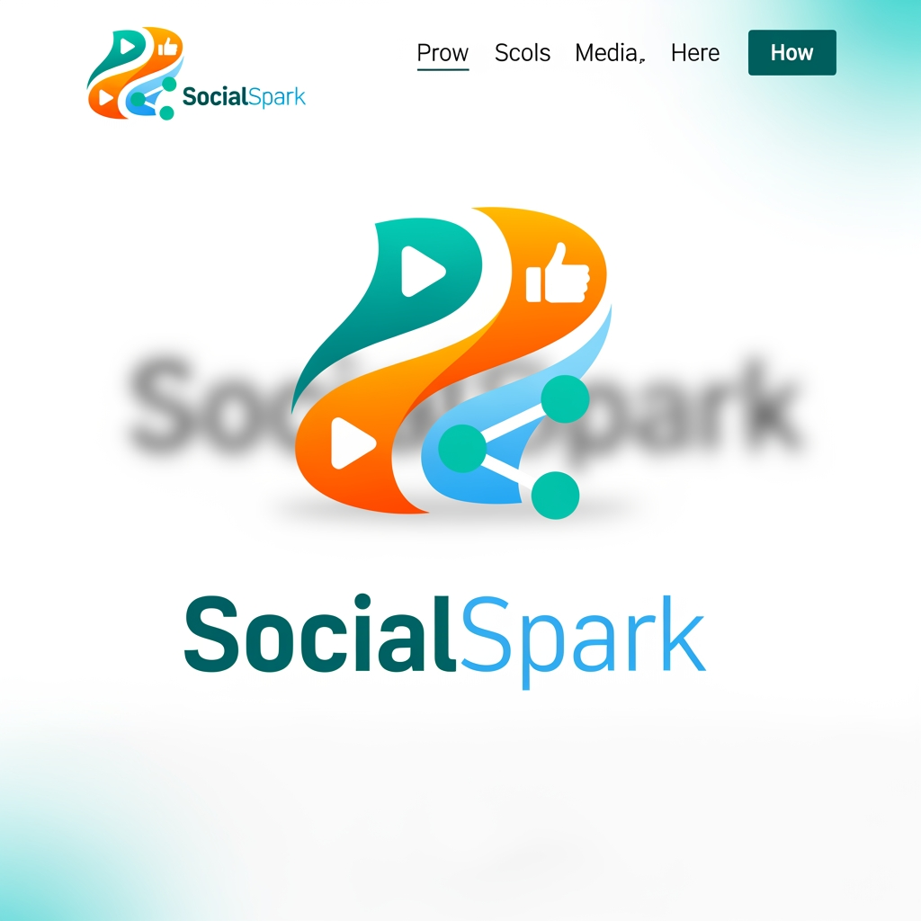 AI Design for i have a social media agency . so, now i have to build a site in that i need alogo of branding my agency name on top left
