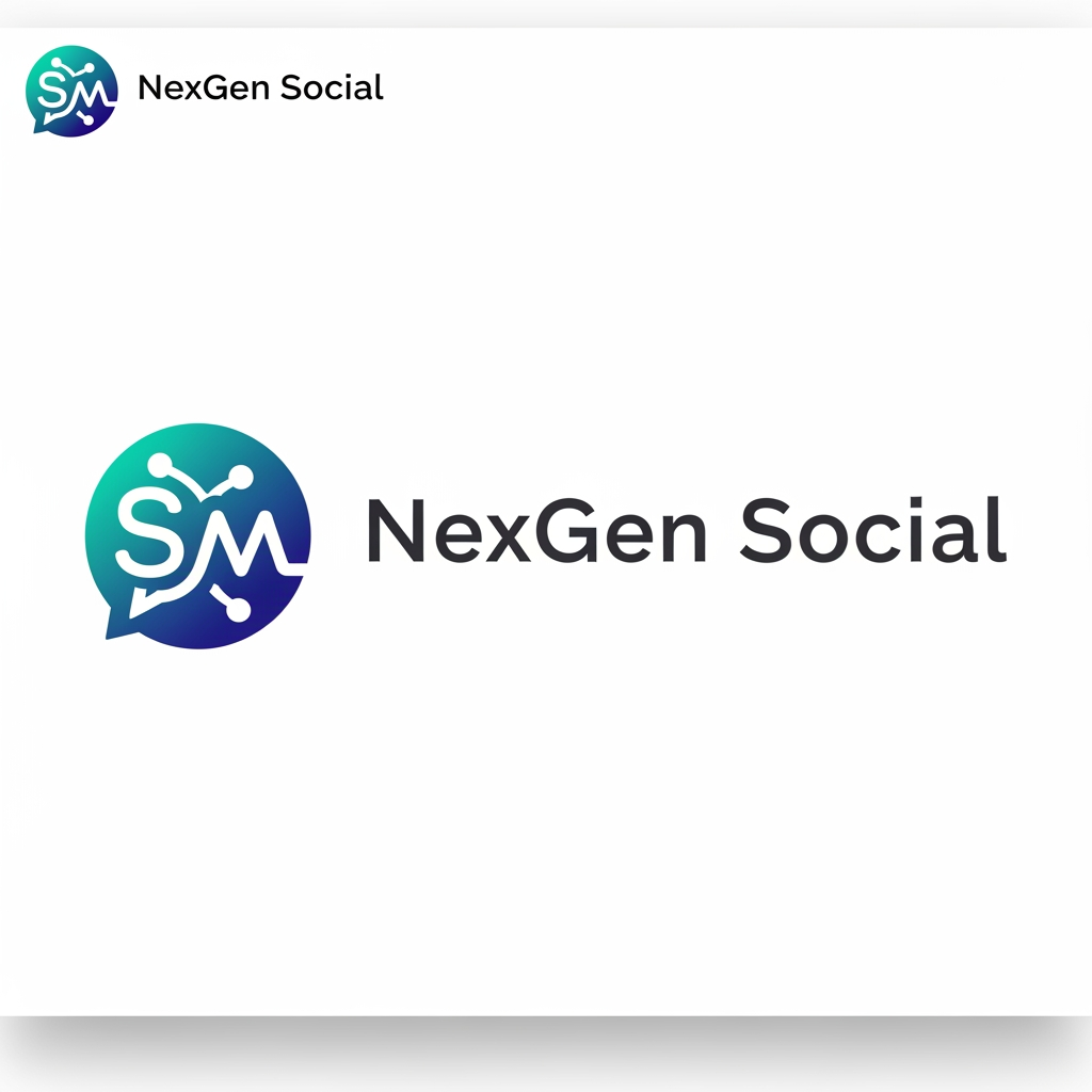 AI Design for i have a social media agency . so, now i have to build a site in that i need alogo of branding my agency name on top left