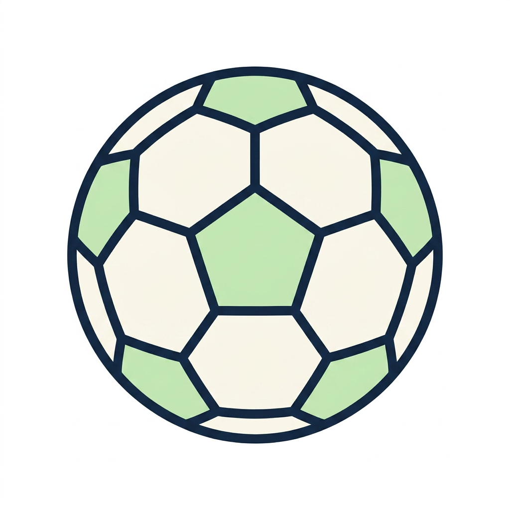 AI Design for Создай простую и понятную картинку-символ современный ⚽ Sports для детей и взрослых с аутизмом. Символ должен передавать одно действие, предмет или эмоцию без лишних деталей и фона. Белый фон.
Требования:
Минималистичный стиль.
Используй легкие цвета.
Один символ на картинку.
Высокий контраст.
Без текста и подписей.
Чёткие контуры и простые формы.
Дружелюбный, спокойный визуальный стиль.
Размер и композиция одинаковы для всех символов.