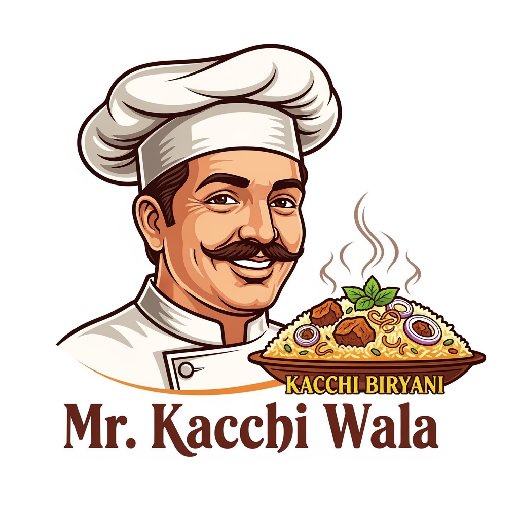 AI Design for I want to create a logo for my busines,,, the business name is Mr. কাচ্চি ওয়ালা
