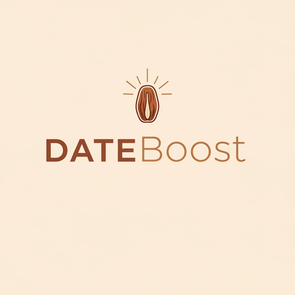 AI Design for give me a logo and name fot dates seeds powder product