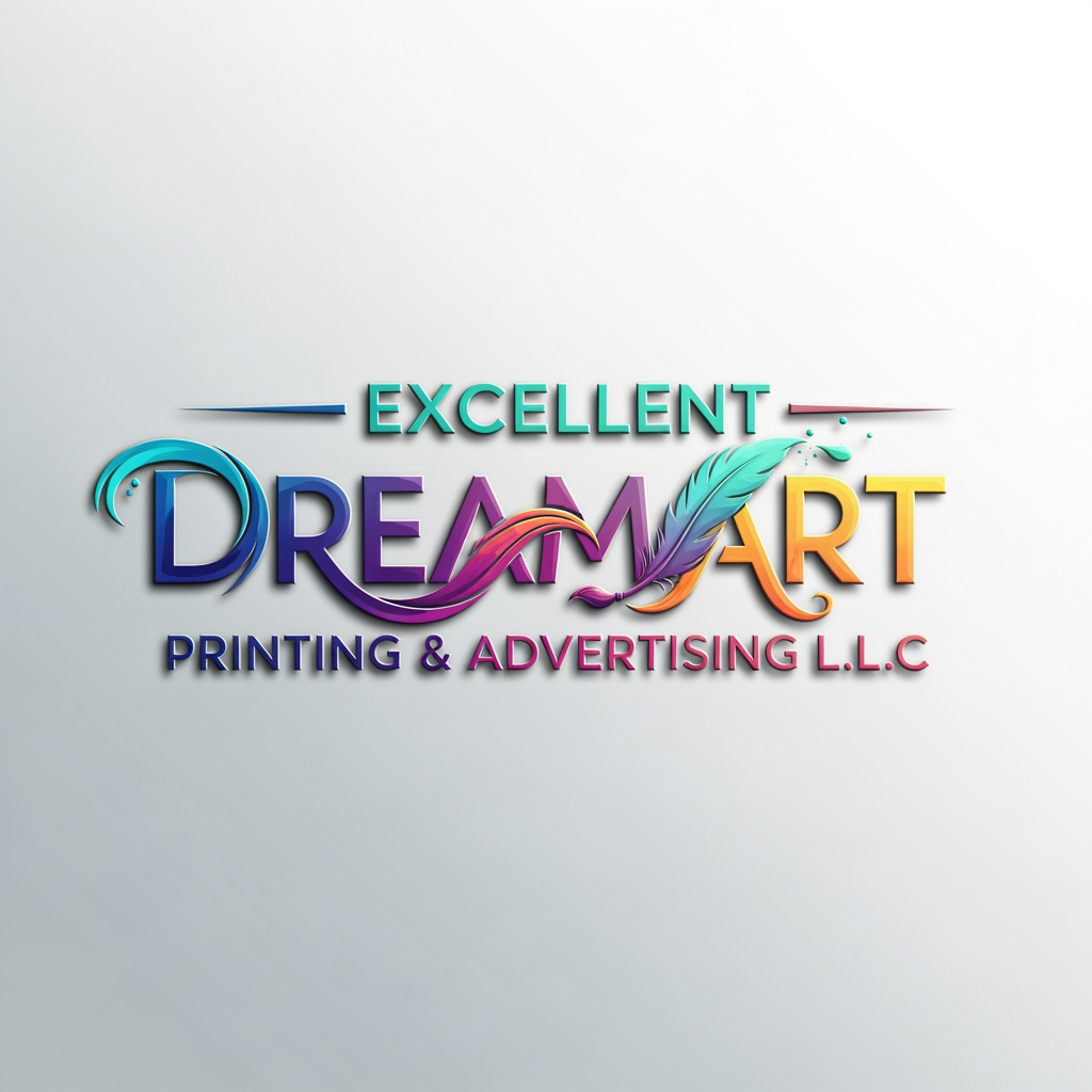 AI Design for EXCELLENT DREAMART PRINTING & ADVERTISING L.L.C  Highlight dream art