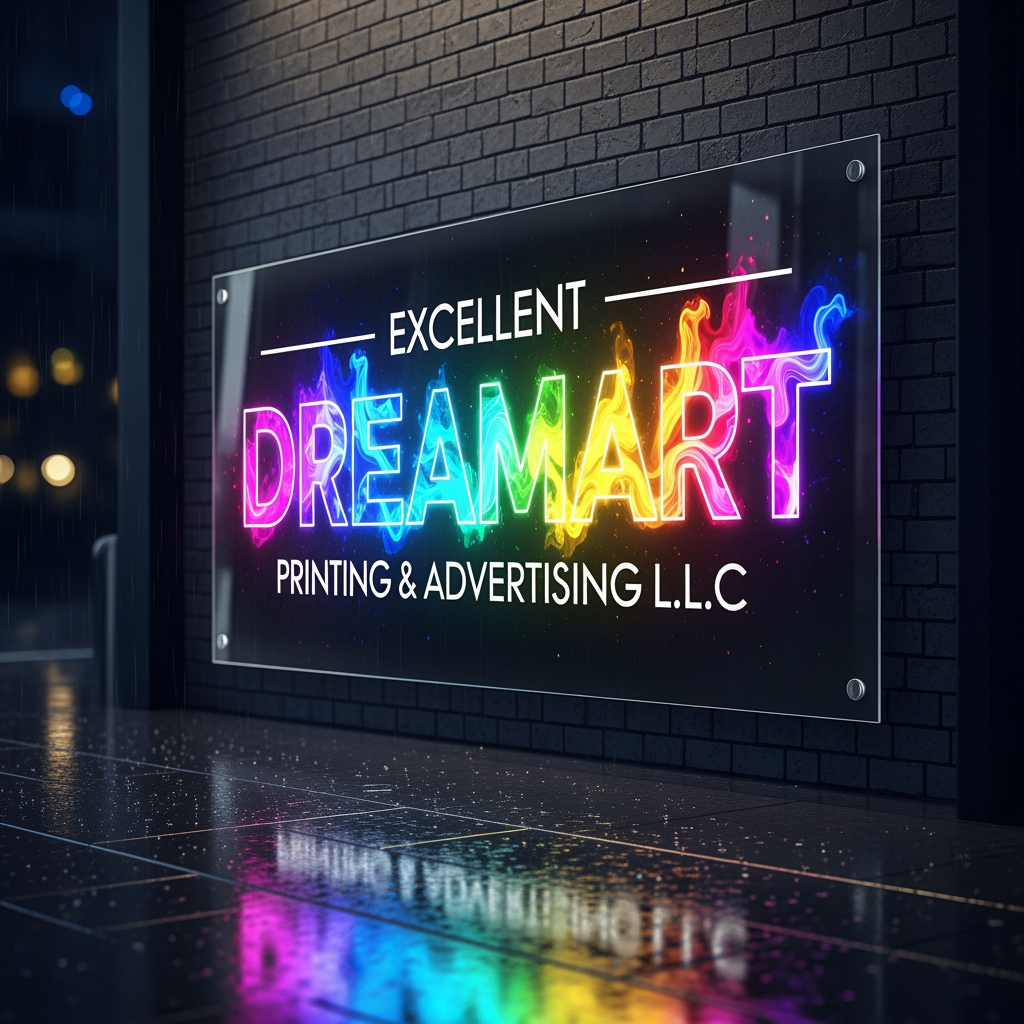 AI Design for EXCELLENT DREAMART PRINTING & ADVERTISING L.L.C  Highlight dream art