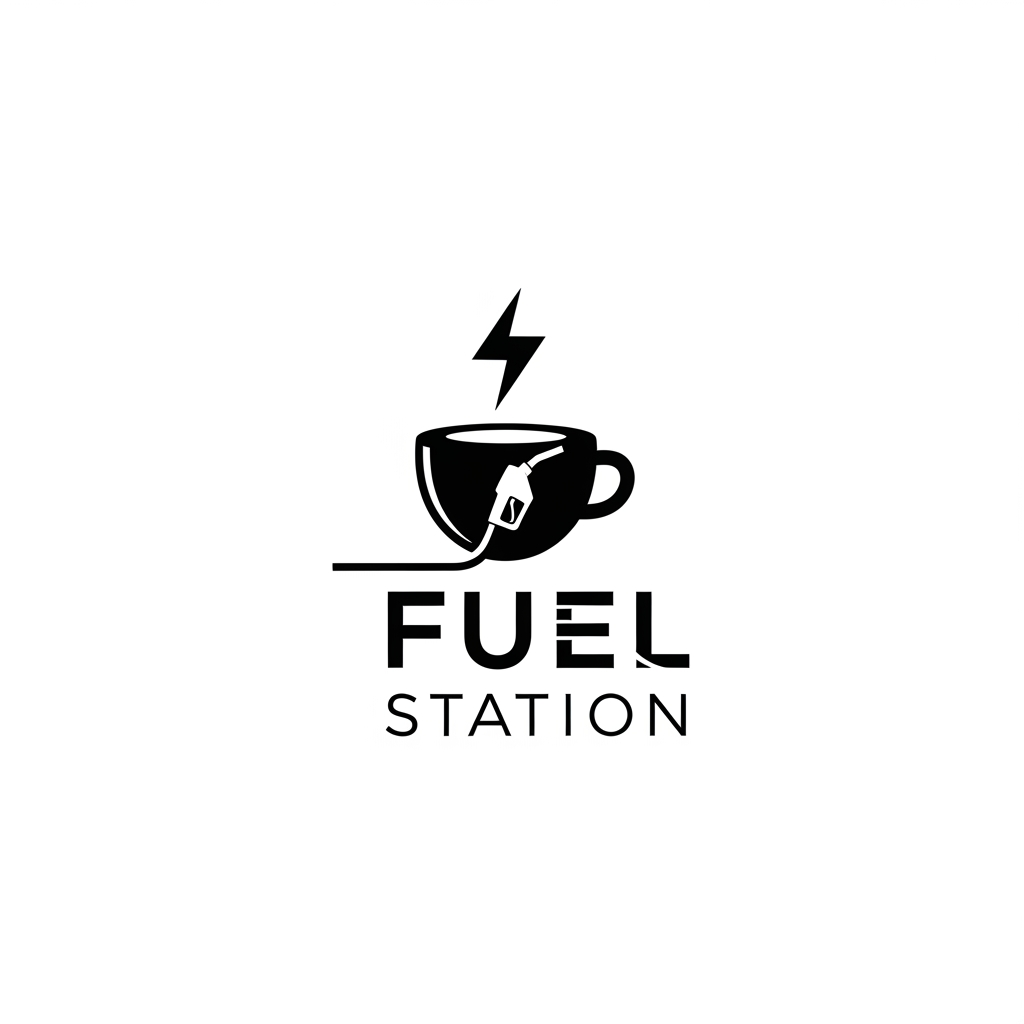 AI Design for create a minimalist asthetic clean brand logo for FUEL STATION
its a food cafe keep it balck white genz coded
too basuc ...match with cllege vibe