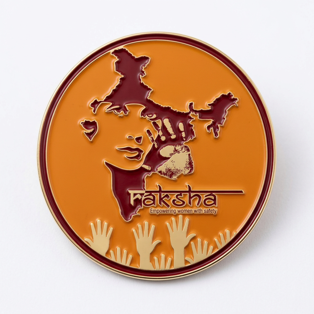 AI Design for raksha sos logo for this logo is small and give me a real image not AI give me a only logo not phone not al image give ma a woman face background is white