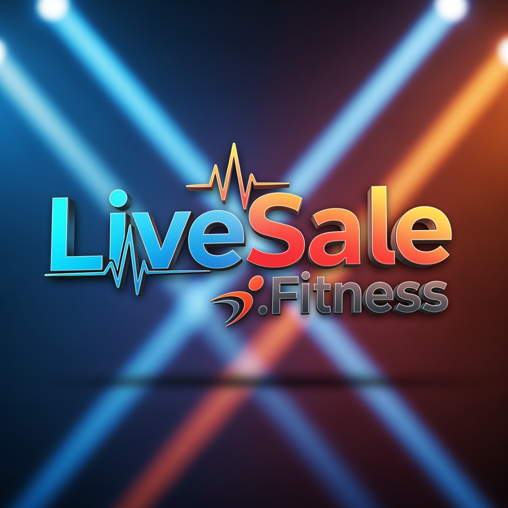 AI Design for LiveSale.Fitness name logo