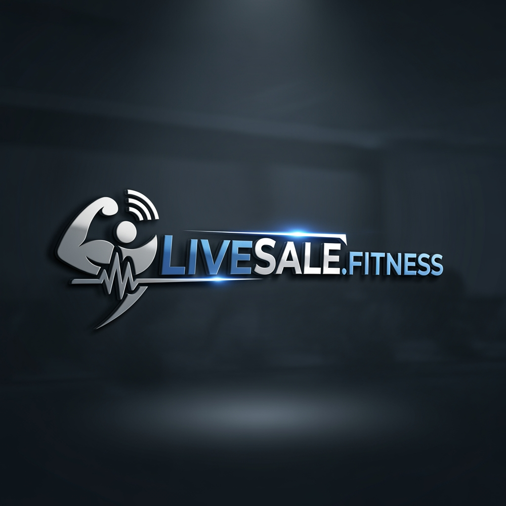 AI Design for LiveSale.Fitness name logo
