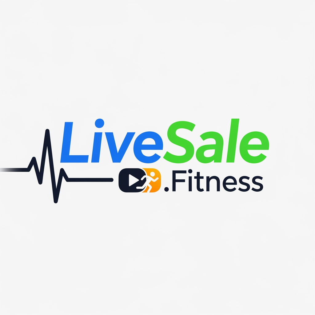 AI Design for LiveSale.Fitness name logo