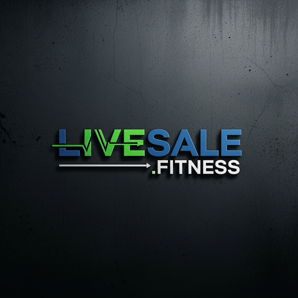 AI Design for LiveSale.Fitness name logo