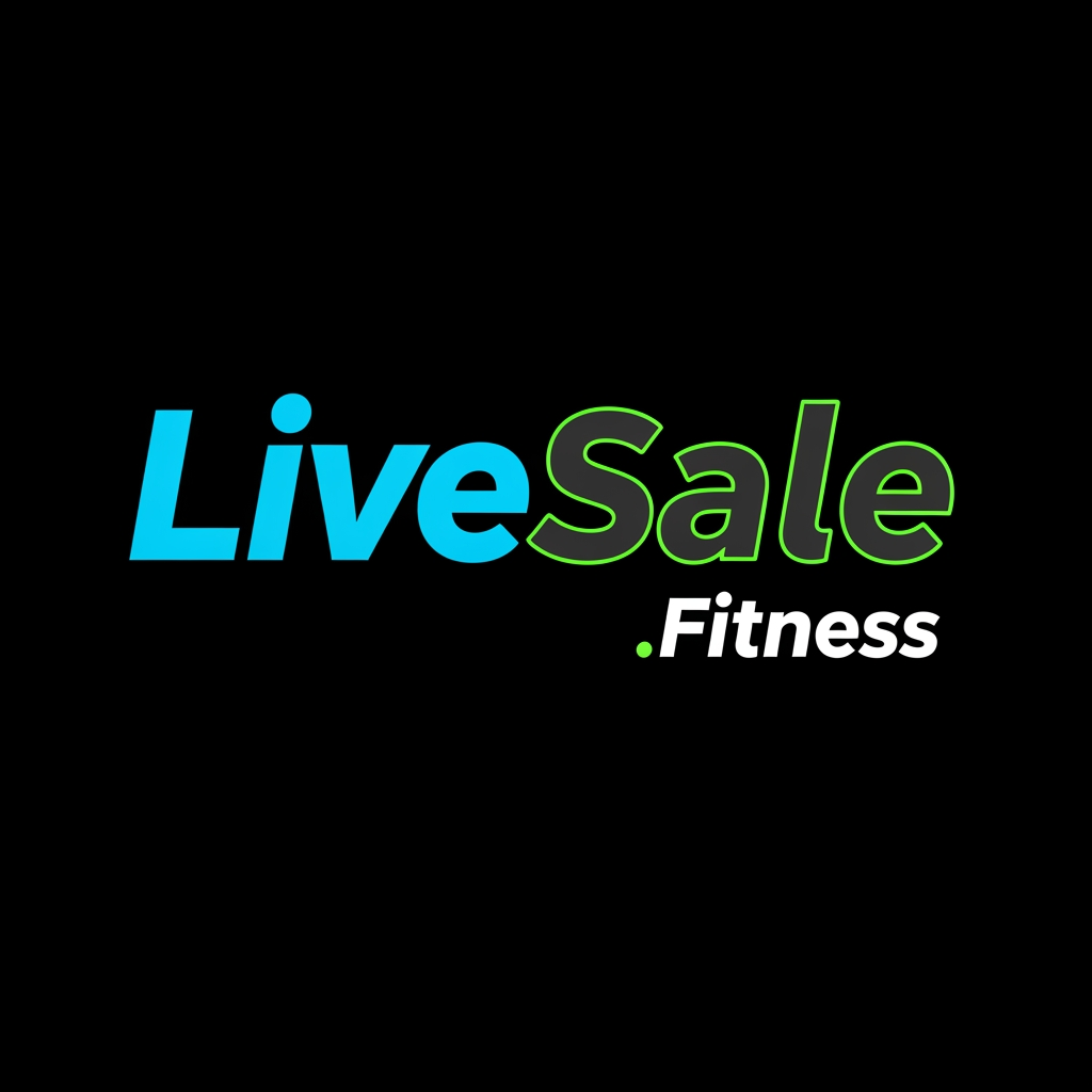 AI Design for LiveSale.Fitness name logo