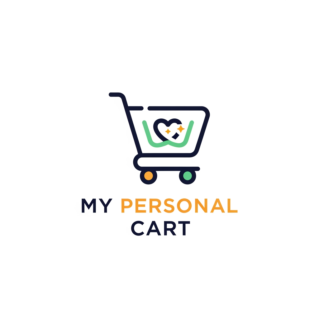 AI Design for i want to create a logo for mny brand called, "My Personal Cart"