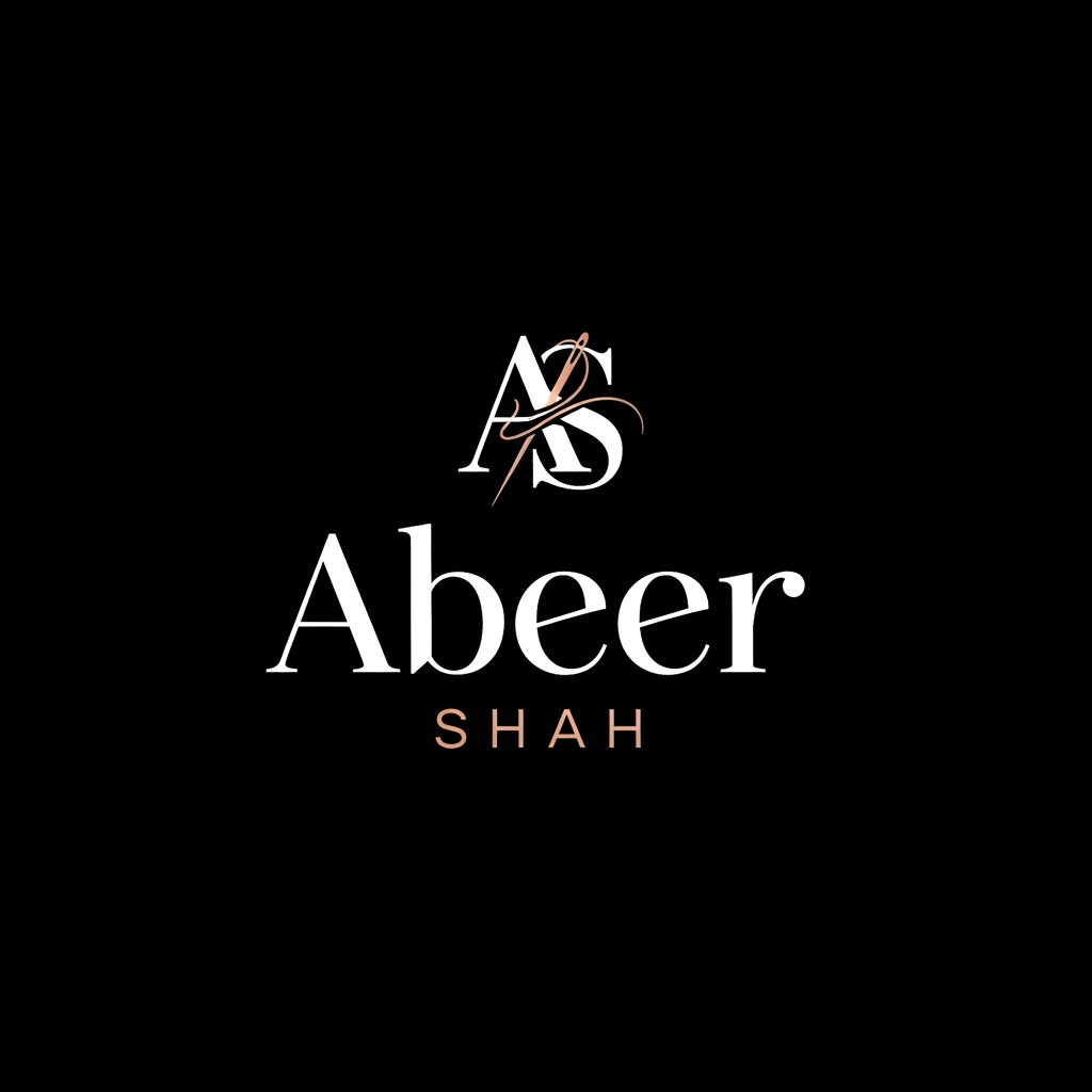 AI Design for create a Logo for Abeer Shah