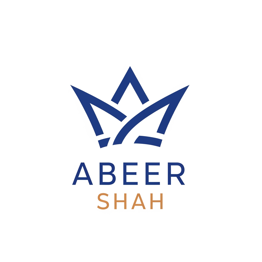 AI Design for create a Logo for Abeer Shah