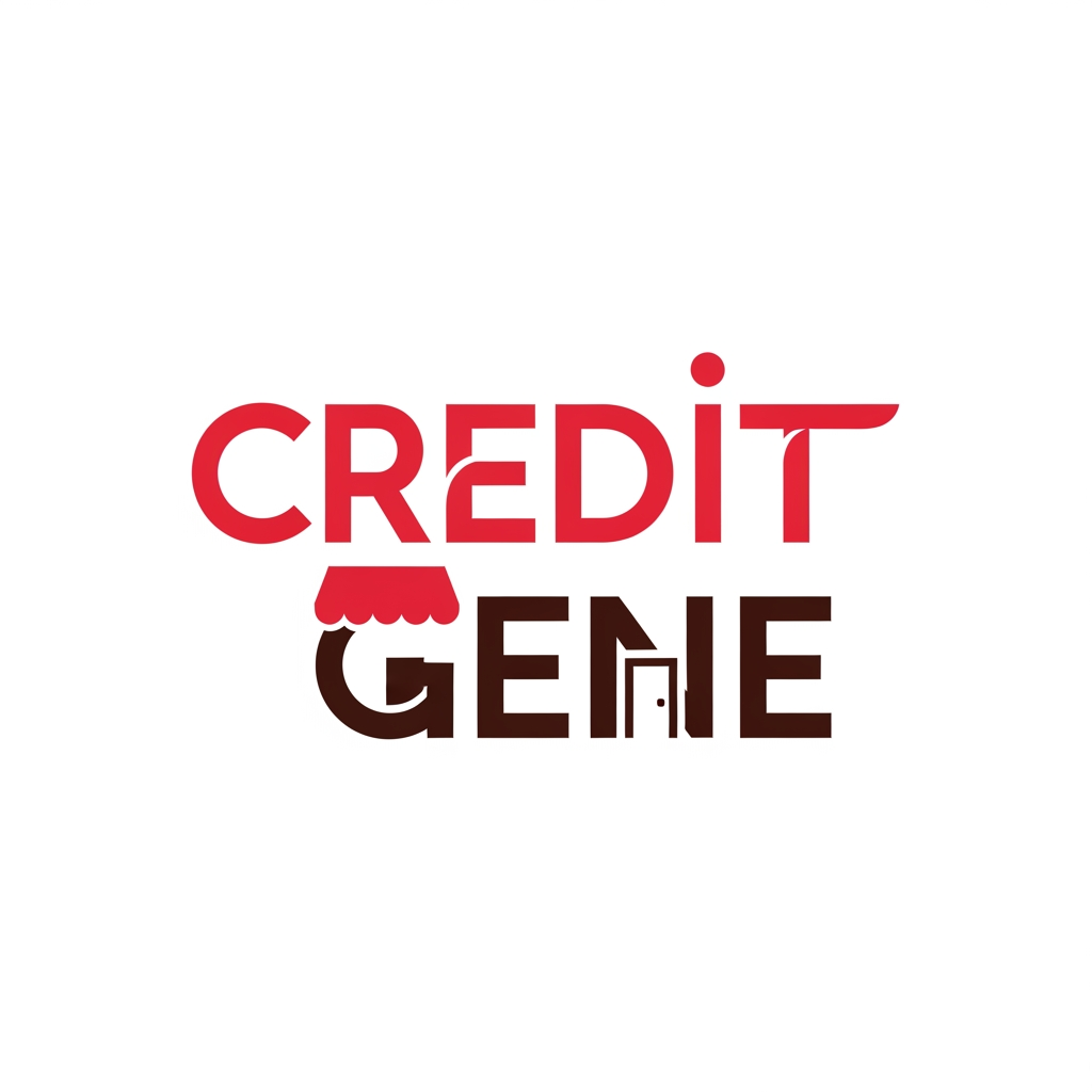 AI Design for Design a custom wordmark logo for "Credit Gene" where the business concept is subtly integrated into the letterforms instead of using separate icons.
Do not place any symbol beside the text.
The typography itself should communicate trust, accessibility, and support for small businesses.
Maintain excellent readability while introducing intelligent customizations to selected letters.
Ideas to explore:
• A subtle storefront silhouette hidden within the negative space of the letters.
• A doorway integrated into the letter G to symbolize opportunity.
• A roofline suggested by the top of the letter t without looking like a literal shop.
• Continuous flowing strokes representing seamless digital credit.
• Rounded geometric forms expressing trust and approachability.
The logo should remain clean, premium, minimalist, and corporate.
Inspired by FedEx, Amazon, Cisco, Google, Visa, and Stripe, where hidden meaning is embedded within the typography rather than shown as obvious icons.
Flat vector, modern sans-serif custom lettering, white background, crimson red and espresso brown, no clipart, no separate finance symbols.