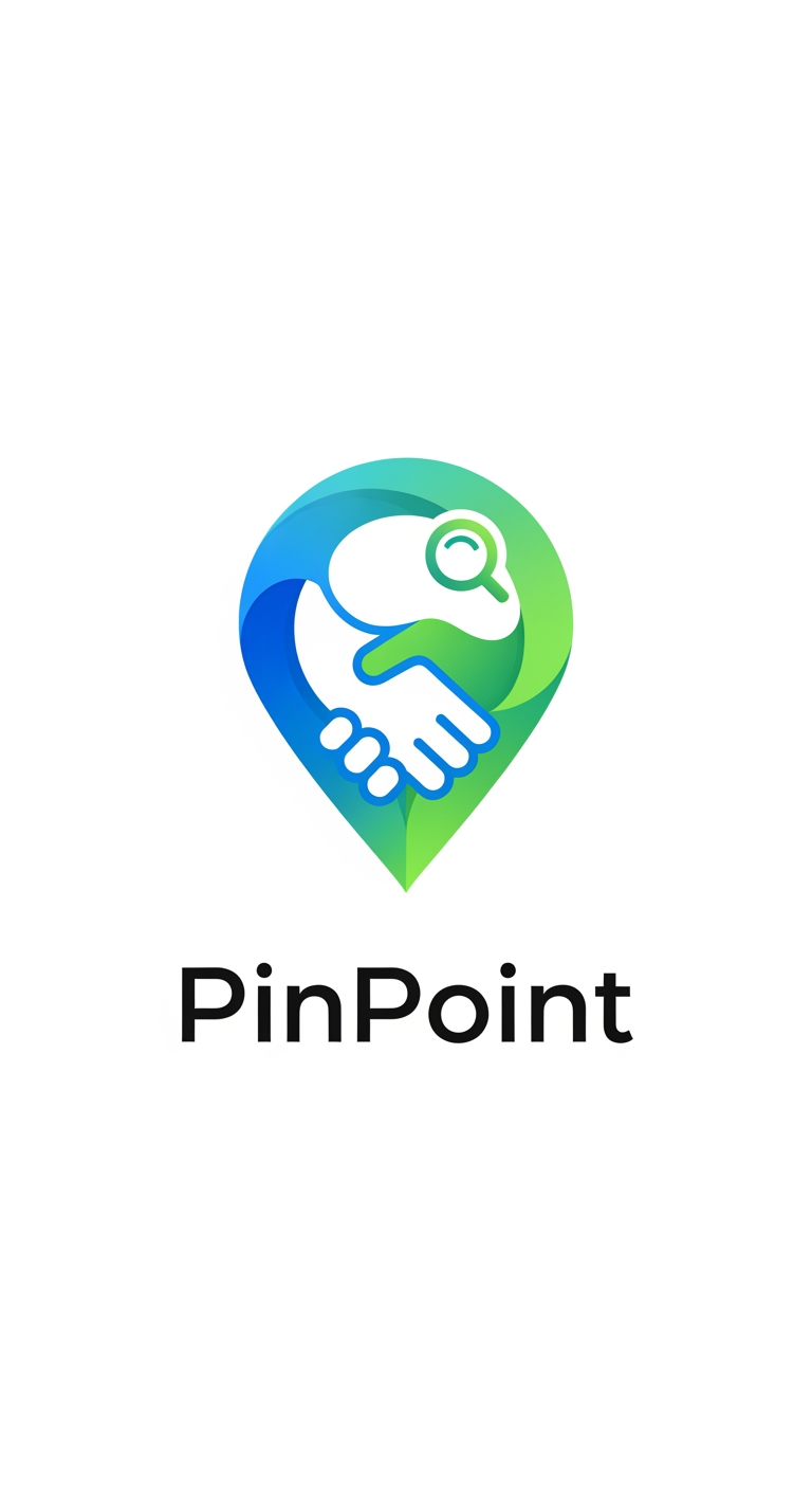 AI Design for PinPoint is a location-based social discovery app that helps users do two things:
Reconnect with people they crossed paths with in real life
Recover lost items tied to specific locations
The core mechanic is a "Pin" — you drop a digital pin at a place and time, and if someone else pinned nearby, you can discover each other and connect — but only if both sides mutually confirm.
🔑 Core Features
📍 Pin Creation & Discovery
Drop a pin at your current location
Set pin visibility settings (who can see it)
Browse a Nearby Pins Feed (map + list view)
Pins are time-limited — they expire, so discovery must be quick
React and interact with nearby pins
🤝 Mutual Match & Reconnection
Send a Match Request to someone whose pin you found
Contact details are revealed only after both sides confirm
Unlocks in-app chat and contact exchange
View your Match History
🔍 Lost & Found
Create a Lost Item Pin at the location it was lost
Others nearby can see it and submit a Claim / Contact Request
A Verification Step ensures the right person gets it
Track all your Lost & Found posts
👤 User Profile
Edit profile and visibility settings
Control how you appear to other pinners
View all your matches
🛡️ Key Principles
PrincipleDetailPrivacy-FirstLocation is never shared openlyMutual ConsentConnections only happen when both sides agreeTime-SensitivePins expire to keep discovery relevantSecureNo contact info exposed until mutual match
📊 Results (from case study)
MetricResultMutual match → successful connection85%Pins discovered before expiry90%+Lost items successfully claimed70%Session time increase+35%Contacts shared before mutual confirm0% (100% secure)
🛠️ Tech Used (by the original team)
Built with Flutter
Real-time notifications for pin discovery
Map-based UI (likely Google Maps)
Mutual confirmation flow
In-app messaging
In that make a app logo .