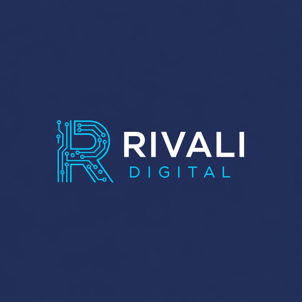 AI Design for I want a logo for my firm, the name is Rivali Digital