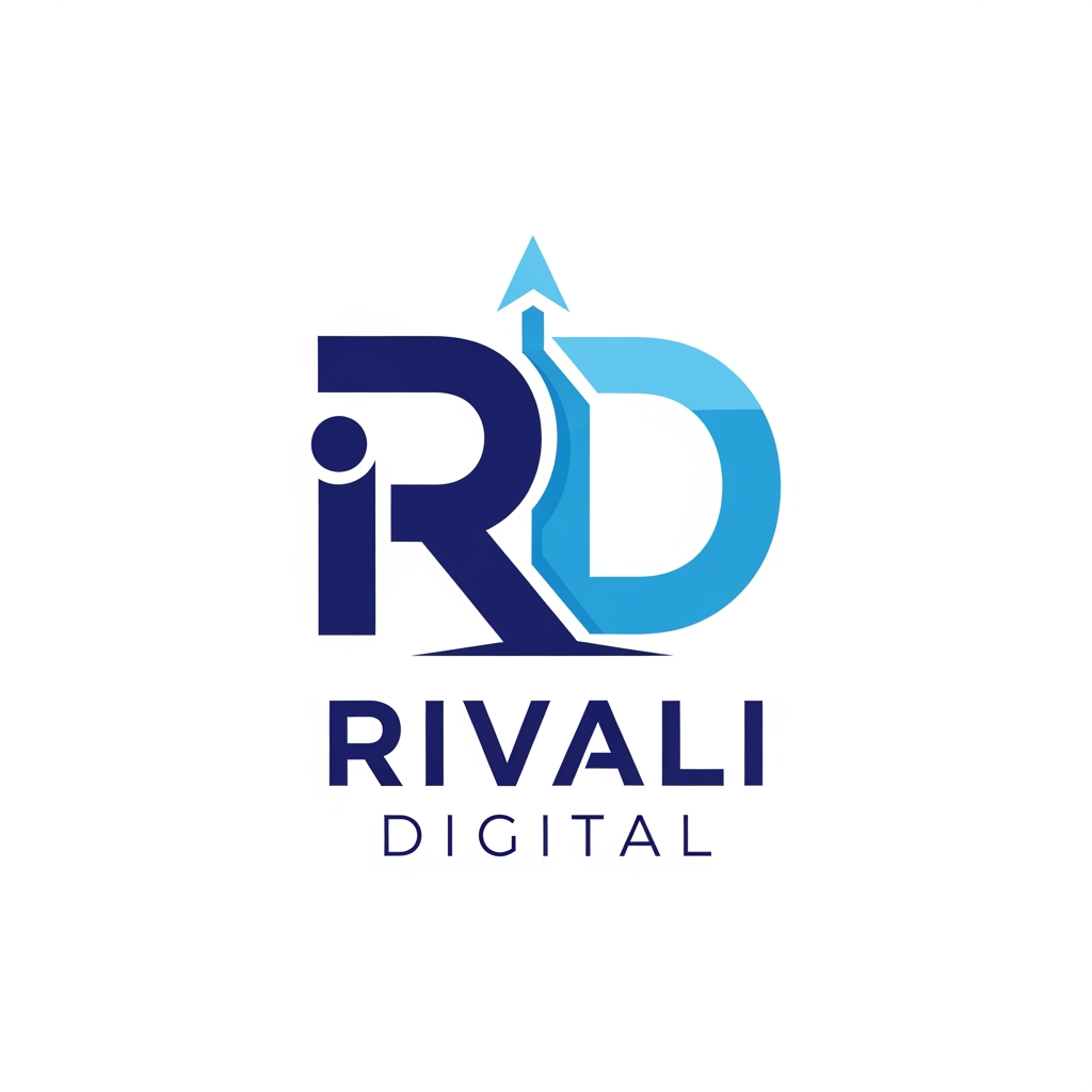 AI Design for I want a logo for my firm, the name is Rivali Digital dont make them so robotic, i want them to be clean and normal