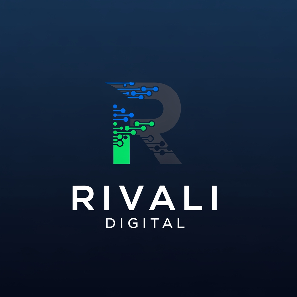 AI Design for I want a logo for my firm, the name is Rivali Digital