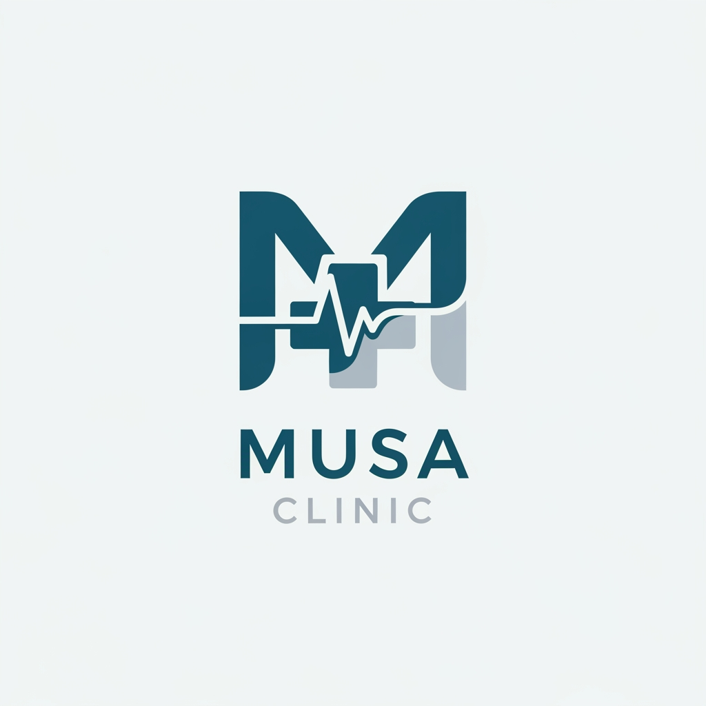 AI Design for creat A logo 
Brand Name "musa clinic"
more
