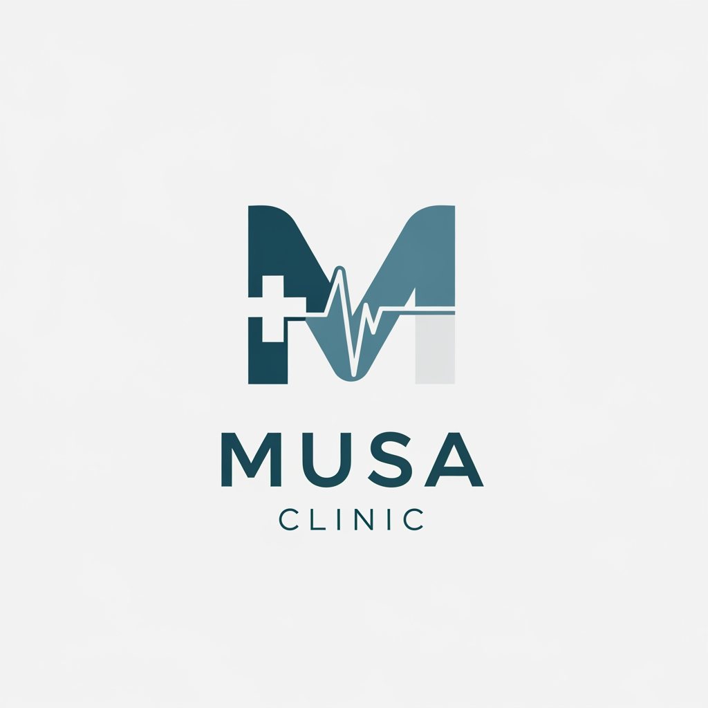 AI Design for creat A logo 
Brand Name "musa clinic"