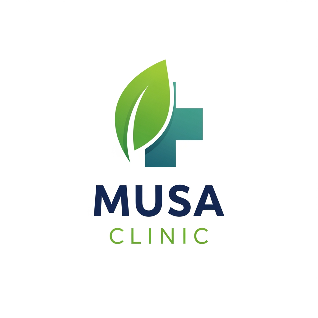 AI Design for creat A logo 
Brand Name "musa clinic"