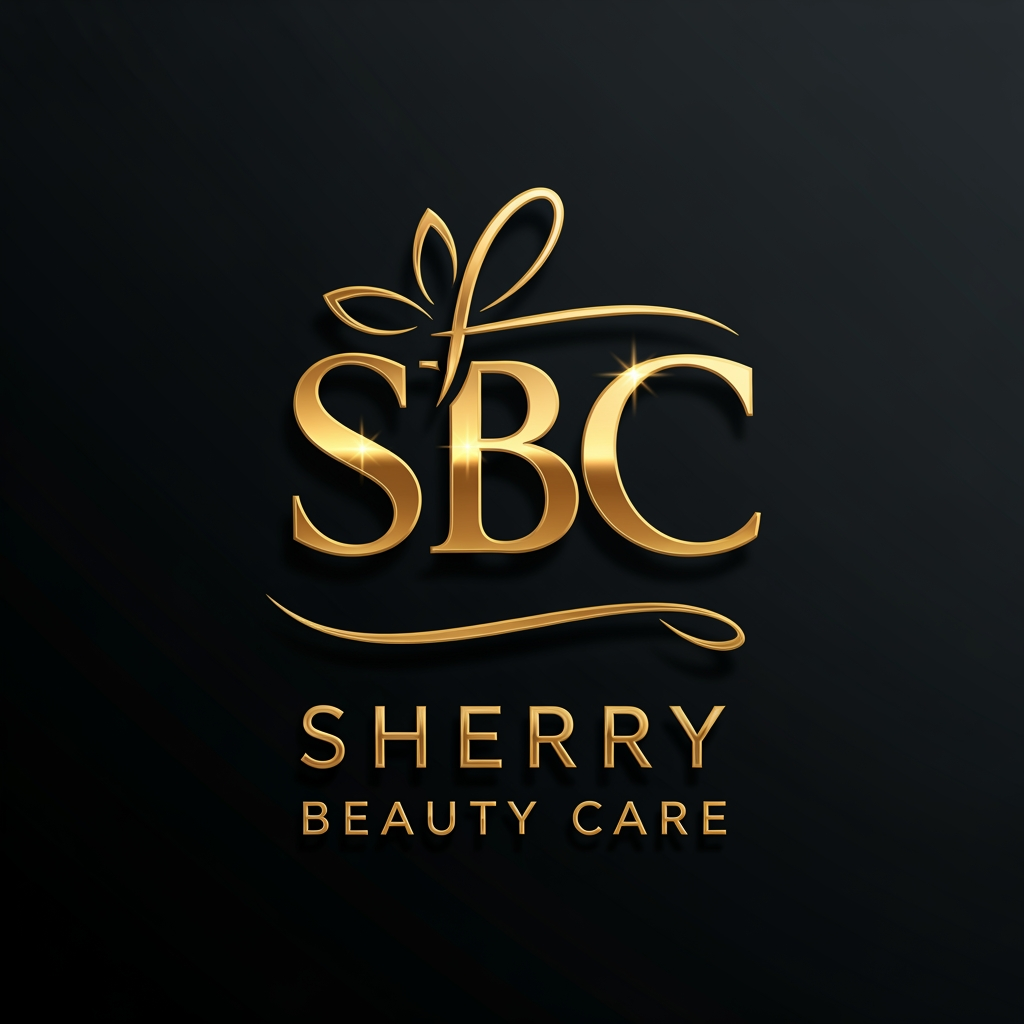 AI Design for SBC
sherry Beauty Care
now Design a logo
elegant and Luxury golden color