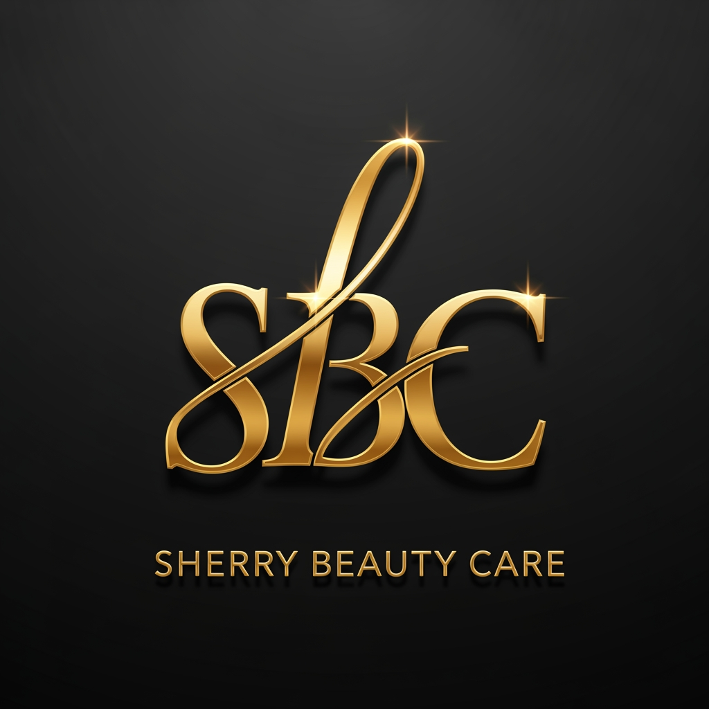 AI Design for SBC
sherry Beauty Care
now Design a logo
elegant and Luxury golden color