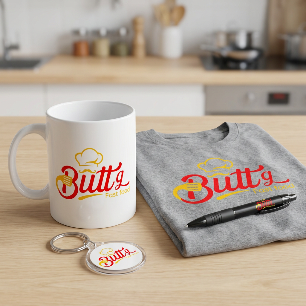 AI Design for mug, T-shirt, pen,keyring Mock-up