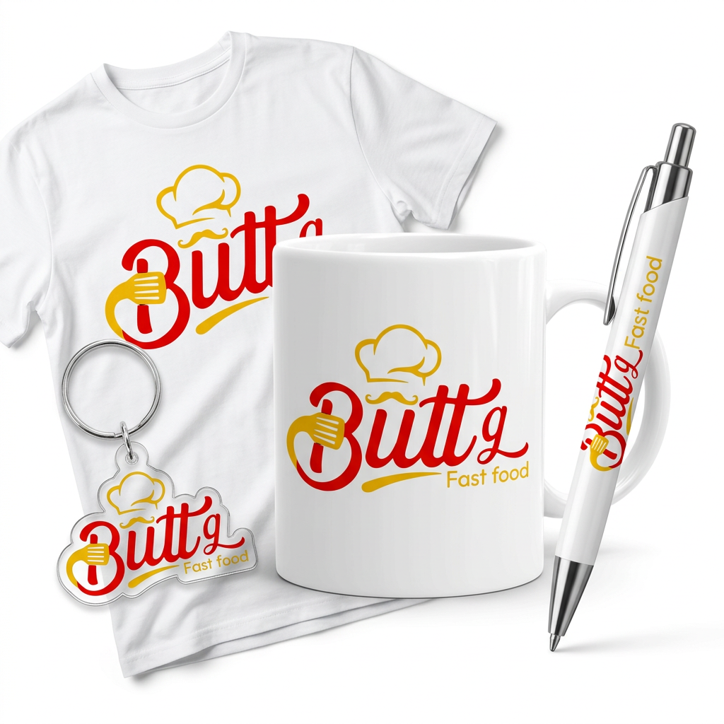 AI Design for mug, T-shirt, pen,keyring Mock-up