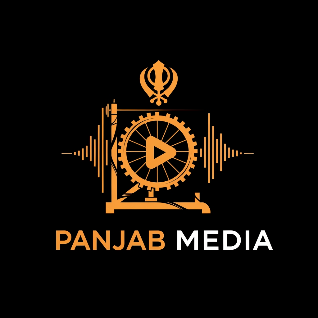 AI Design for create a unique and interactive logo of the panjab media