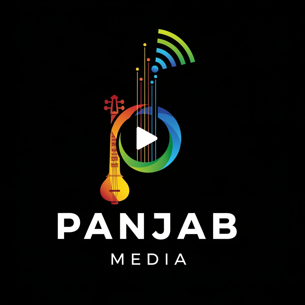AI Design for create a unique and interactive logo of the panjab media