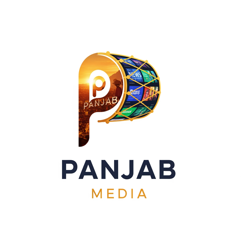 AI Design for create a unique and interactive logo of the panjab media