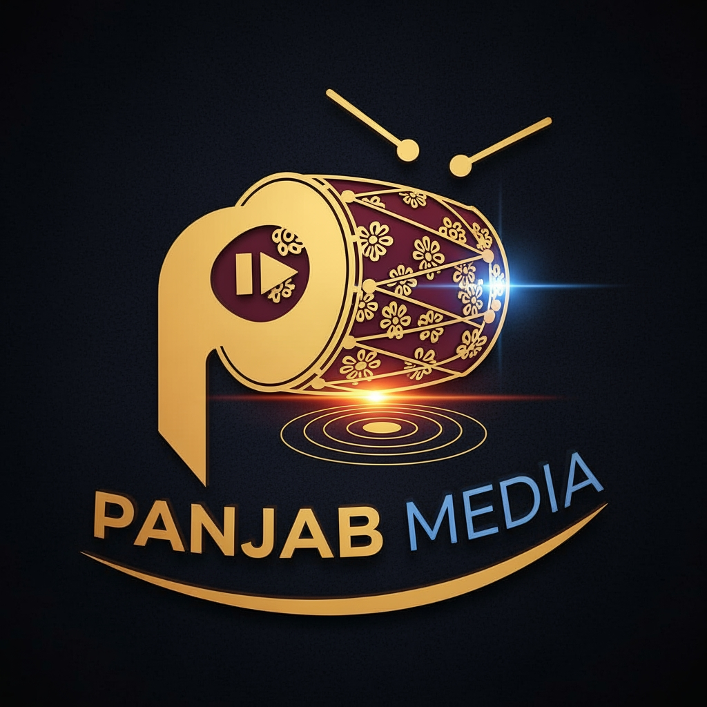 AI Design for create a unique and interactive logo of the panjab media