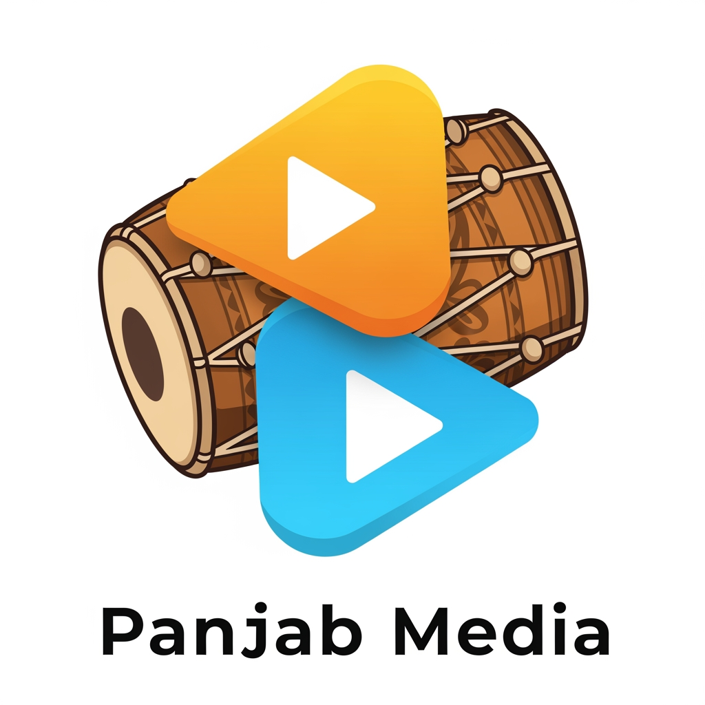 AI Design for create a unique and interactive logo of the panjab media