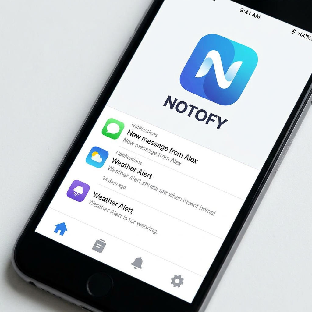 AI Design for notofy app