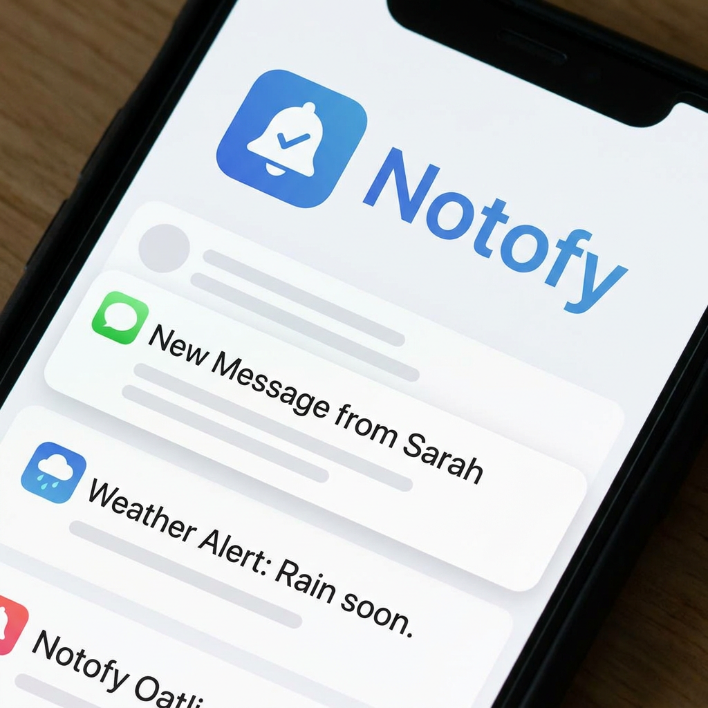 AI Design for notofy app