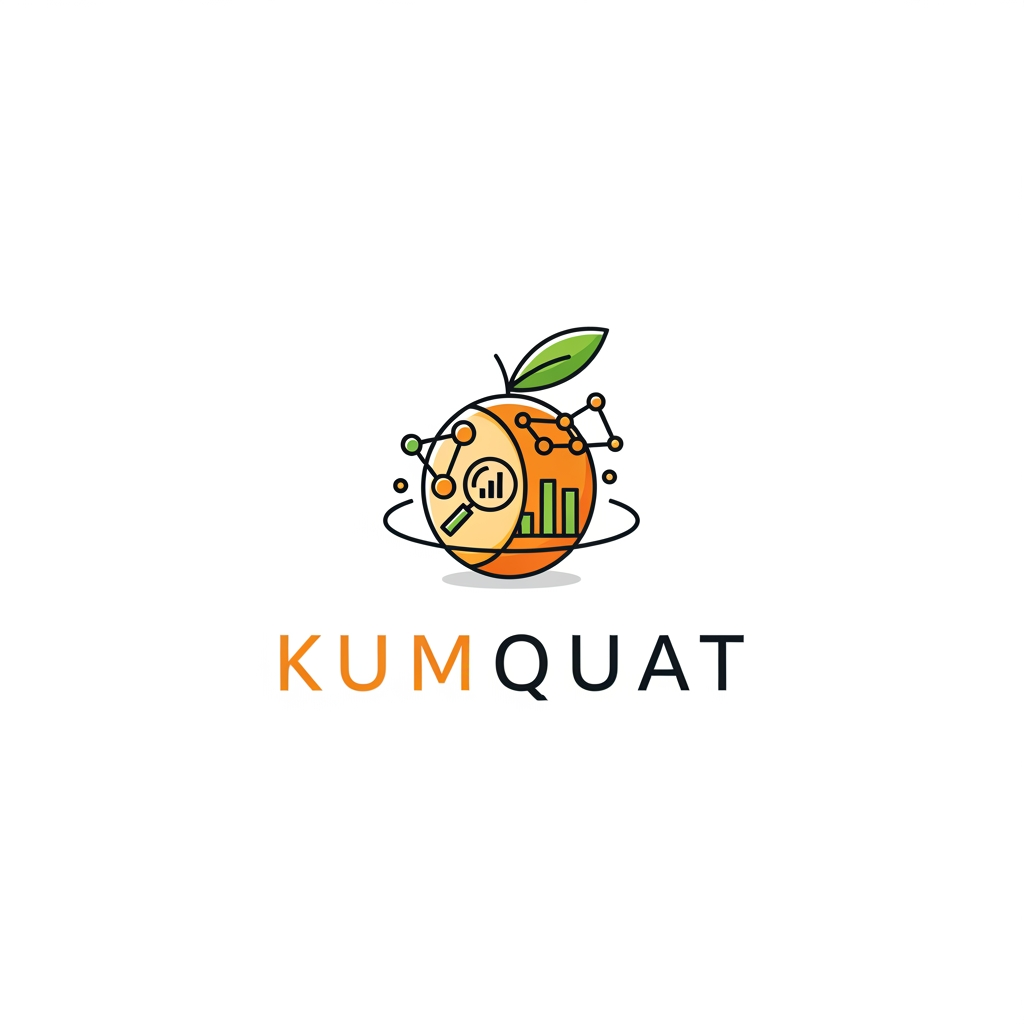 AI Design for i want to create a logo for my startup that i am building called kumquat which is content research and marketing brand