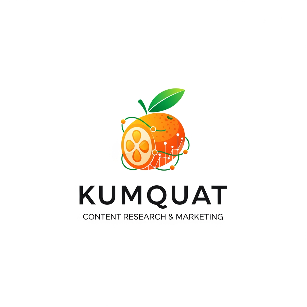 AI Design for i want to create a logo for my startup that i am building called kumquat which is content research and marketing brand
