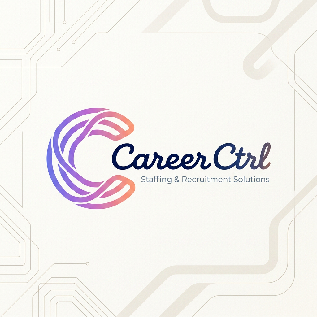 AI Design for Create a New Trending logo of Staffing and Recruitment logo of Career Ctrl Logo. Letter of C logo