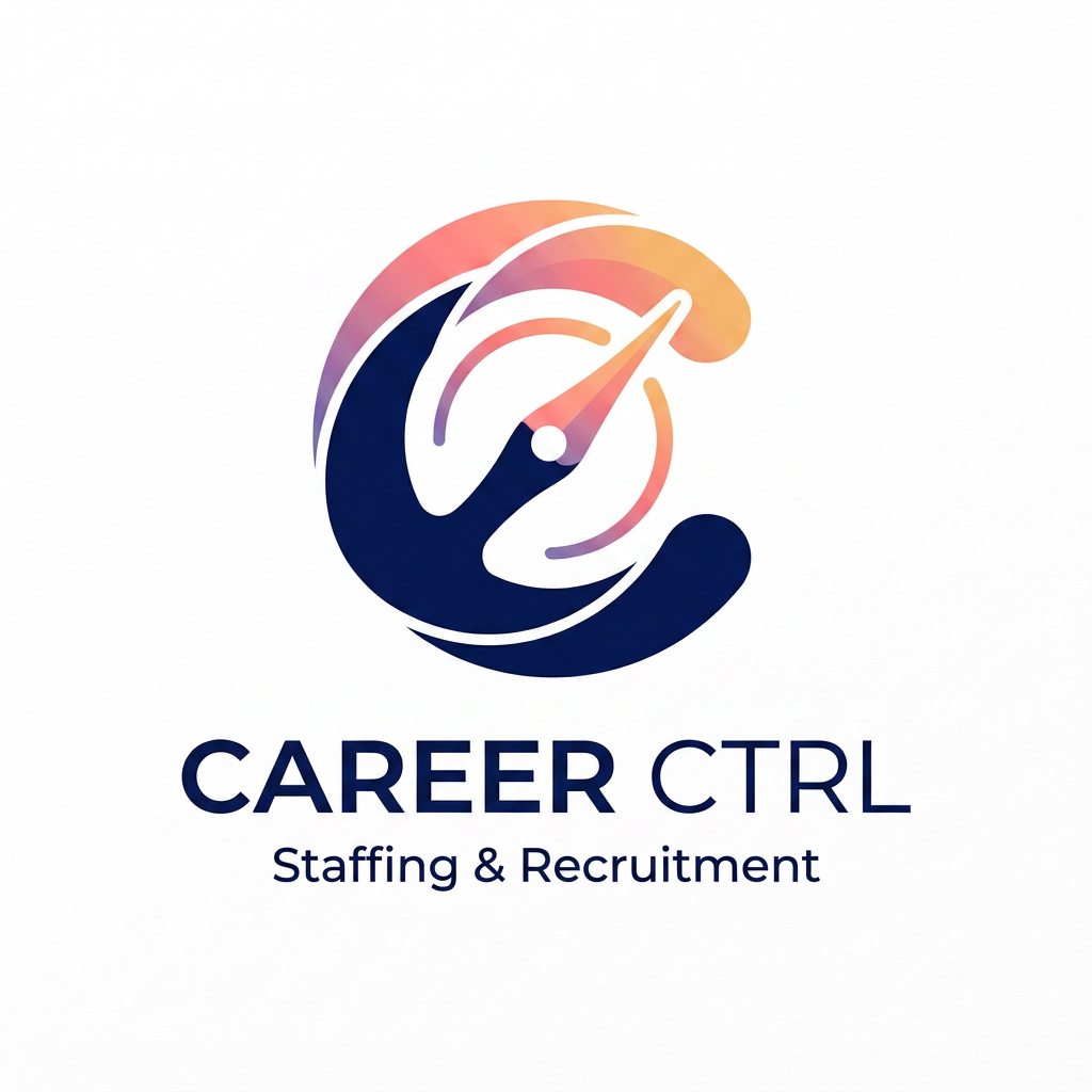 AI Design for Create a New Simple Trending logo of Staffing and Recruitment logo of Career Ctrl Logo. Letter of C logo.