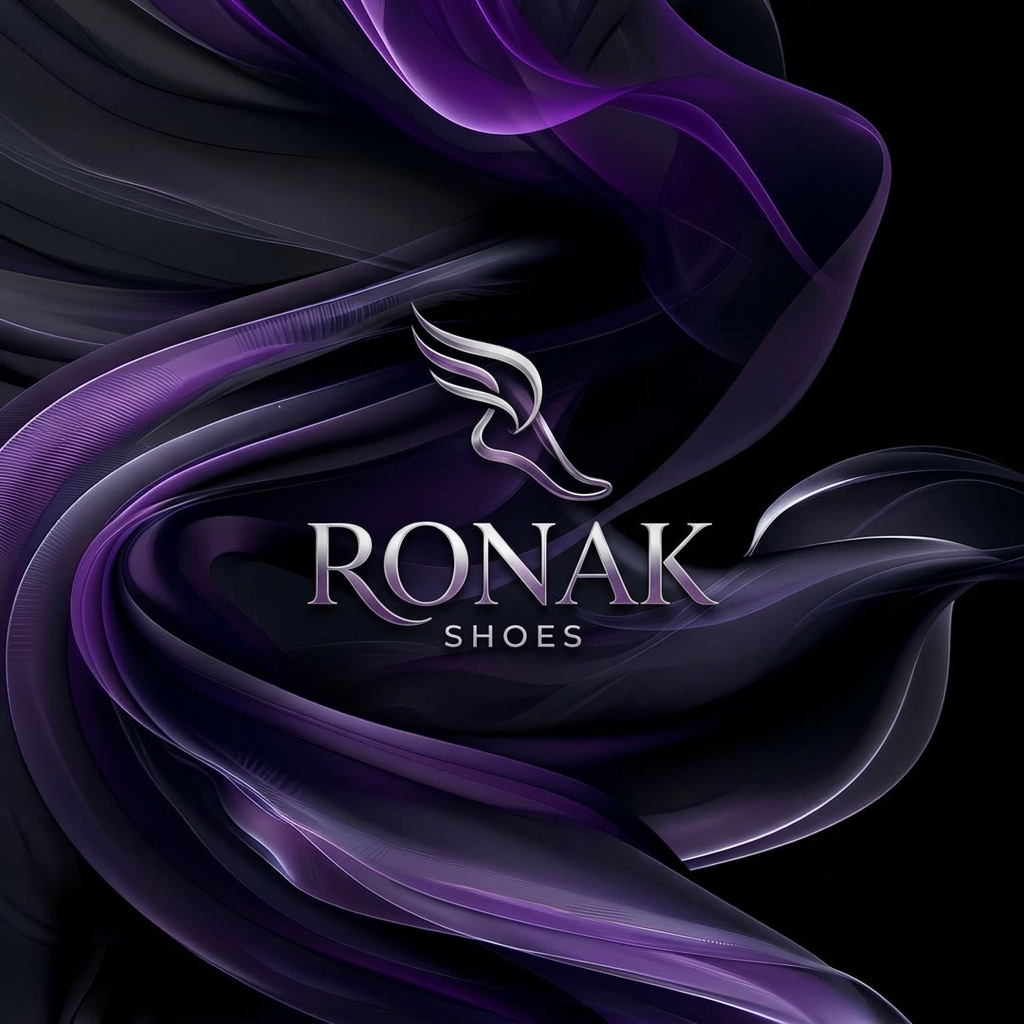 AI Design for ronak shoes logo bna do