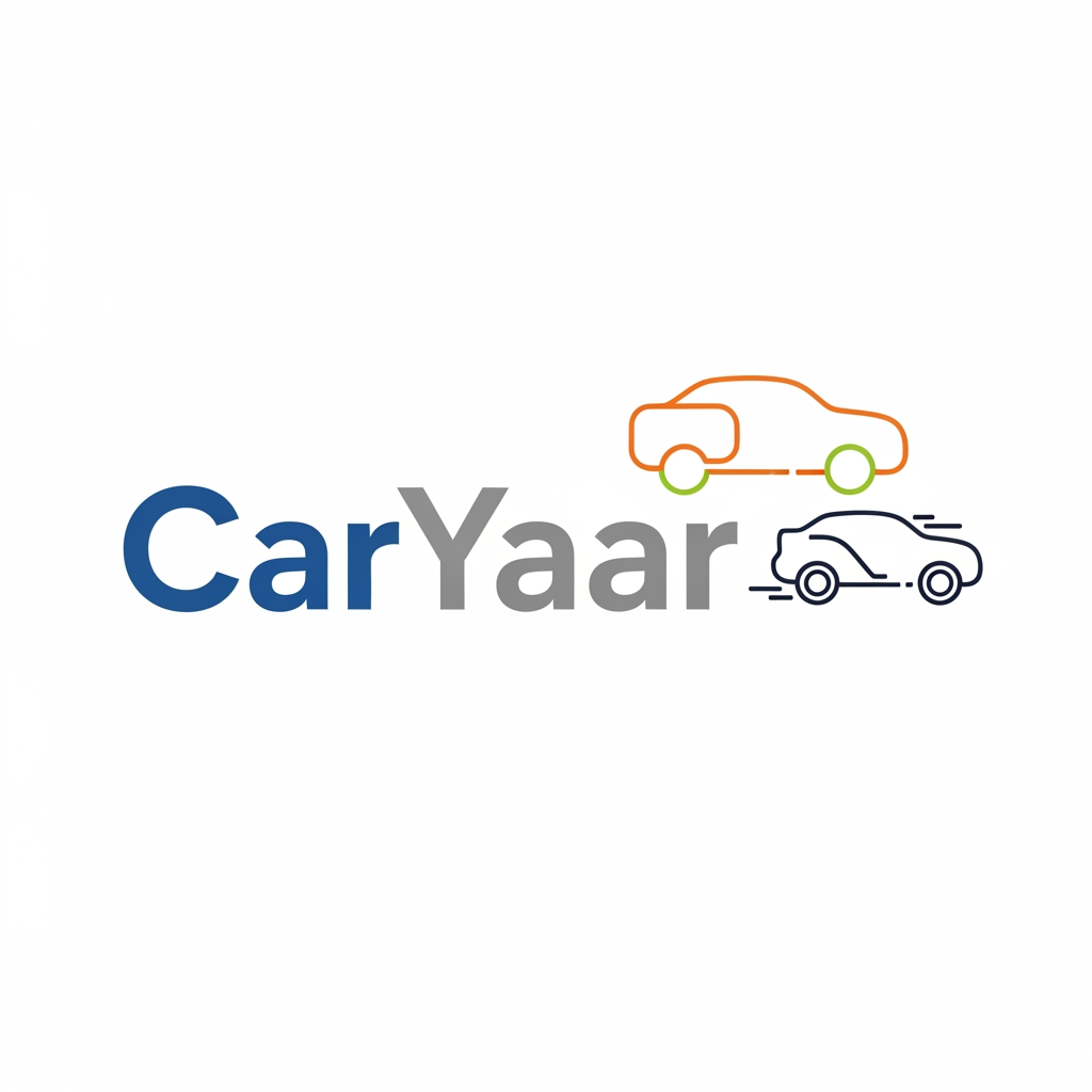 AI Design for create a professional creative logo for my business of used car selling CarYaar and it is not necessary that there must be a car in logo instead there can be a proffetional font style and a small car behind font or anything creative but it must be attractive and professional at the same time just