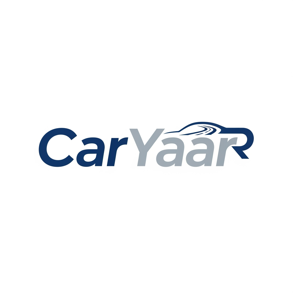 AI Design for create a professional creative logo for my business of used car selling CarYaar and it is not necessary that there must be a car in logo instead there can be a proffetional font style and a small car behind font or anything creative but it must be attractive and professional at the same time just