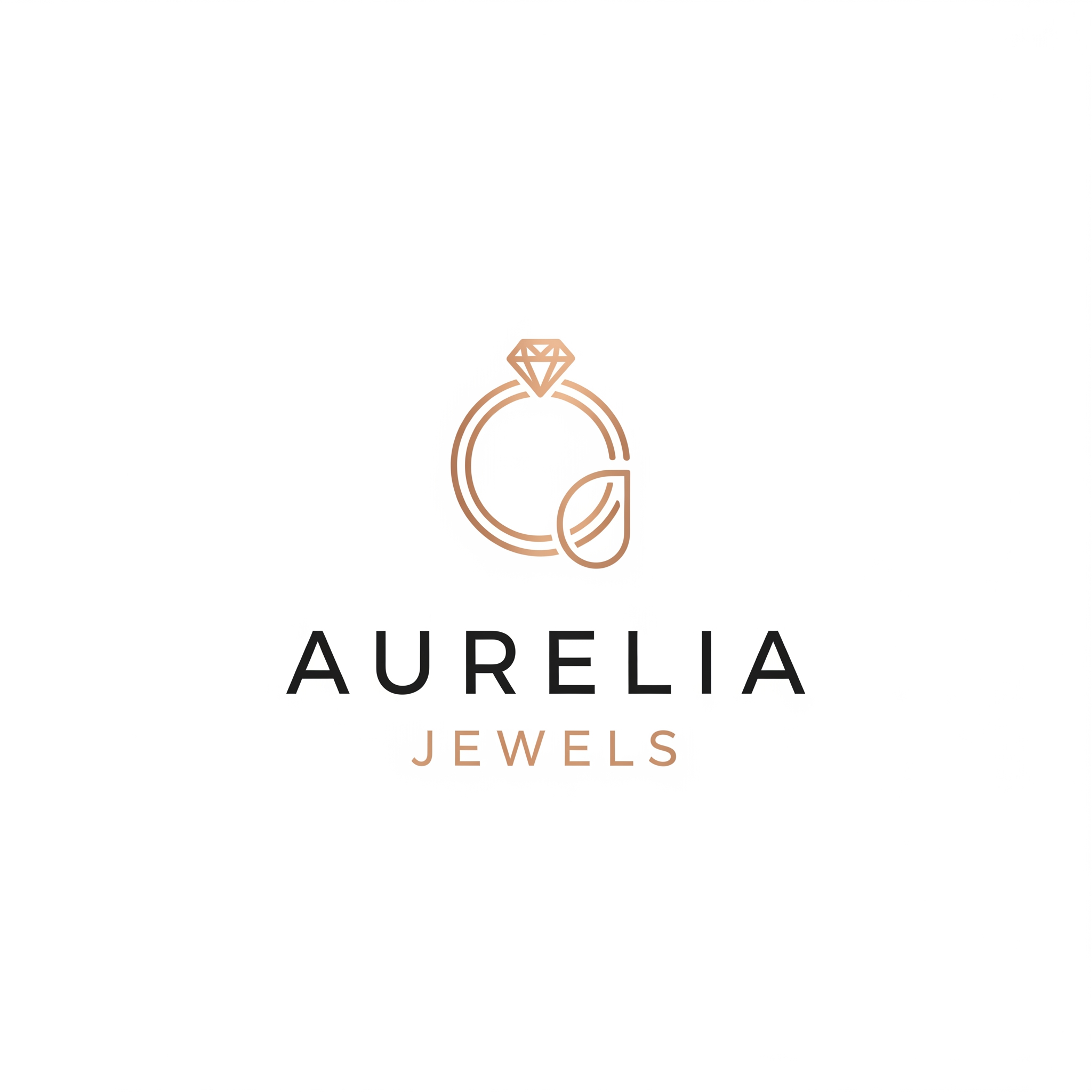 AI Design for make a logo which is related to online jewellery shop it should be clean modern and upto the mark