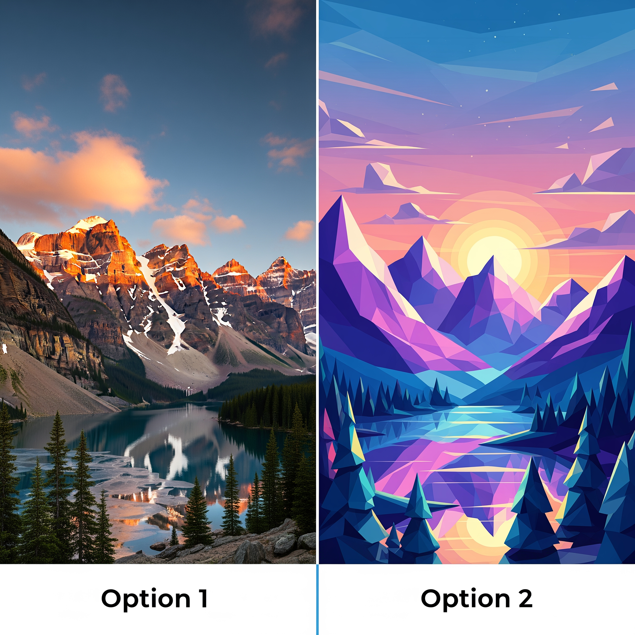 AI Design for give me more option