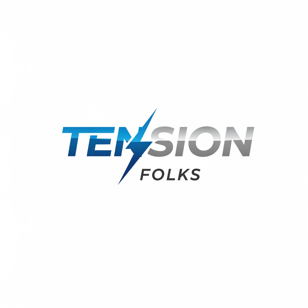 AI Design for I want a logo , for , TENSION FOLKS .Its a digital amrketing agenccy