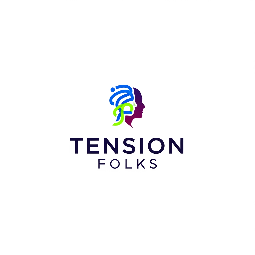 AI Design for I want a logo , for , TENSION FOLKS .Its a digital amrketing agenccy