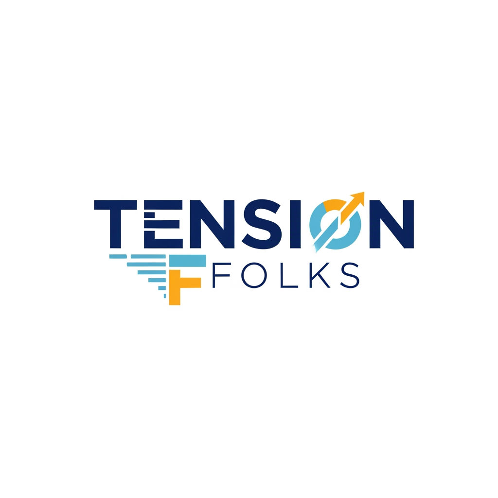 AI Design for I want a logo , for , TENSION FOLKS .Its a digital amrketing agenccy