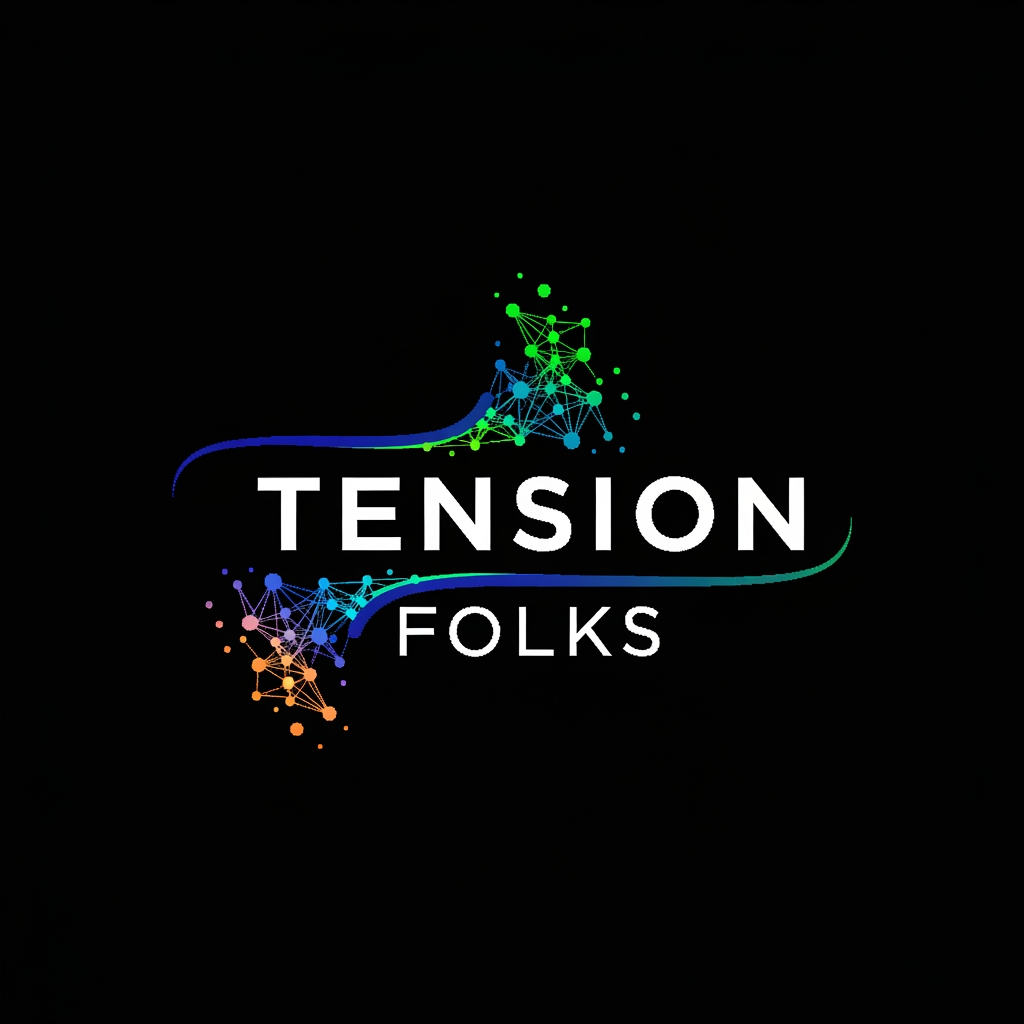 AI Design for I want a logo , for , TENSION FOLKS .Its a digital amrketing agenccy