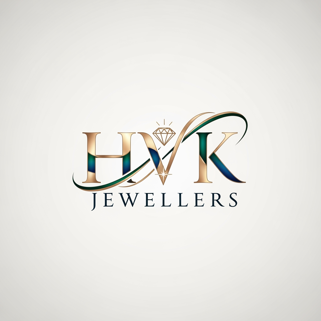 AI Design for CREATE A LOGO NAMED HVK JEWELLERS